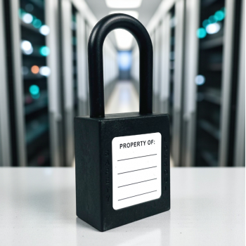 Gambar produk KS Gembok Isolasi Plastik Baja Solid Electricity Safety Padlock 38mm - KS013