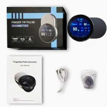 Gambar produk Yonker Fingertip Pulse Oximeter Alat Ukur Saturasi Oksigen Darah LED - YK-67B1