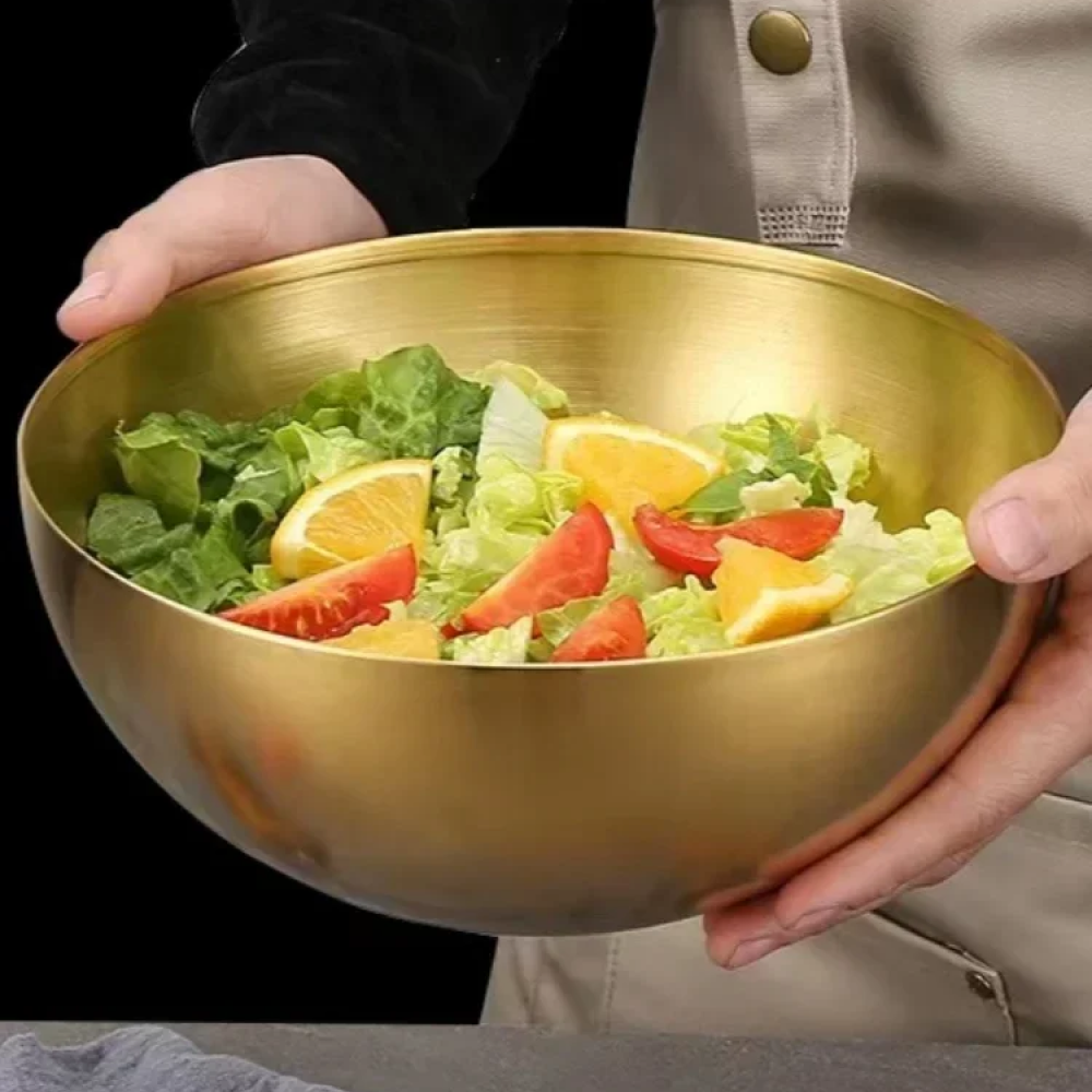 Gambar produk Eggy Wadah Salad Adonan Kue Serbaguna Stainless Steel 700ml - INU69