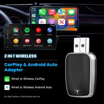 SPEDAL Wireless CarPlay Adapter USB Dongle Android Auto Bluetooth - OT110