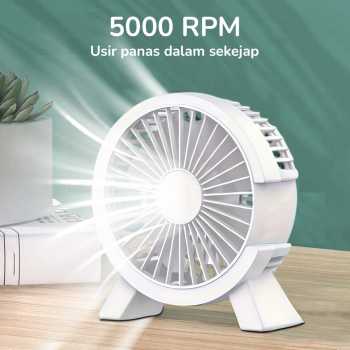 OLOEY Kipas Angin Meja Mini Desk Fan USB 4.6 Inch 5W - YLG-C06 Gambar produk OLOEY Kipas Angin Meja Mini Desk Fan USB 4.6 Inch 5W - YLG-C06