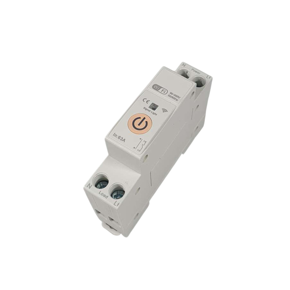 Gambar produk KAMPA Programmable Smart Timer Switch Relay Breaker WiFi Tuya 300V/63A - STM-T