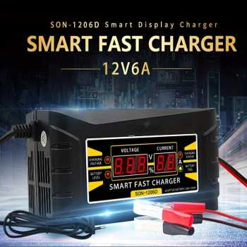 Gambar produk SUNCHONGLIC Charger Aki Mobil Motor Intelligent Battery Charger 12V 6A - 1206D