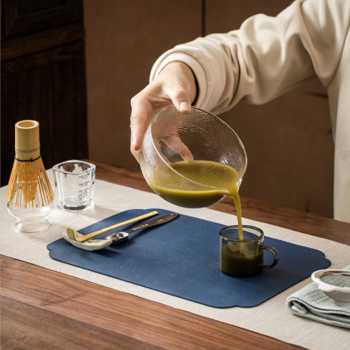 Gambar produk OYCHA Mangkuk Teh Chawan Kaca Transparent Japanese Matcha Bowl Small Round - OY-12