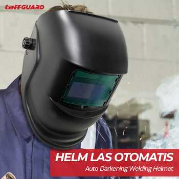 Gambar produk TaffGUARD DEKO Helm Las Otomatis Auto Darkening Welding Helmet - MZ224