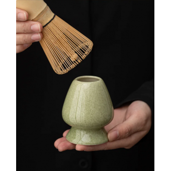 Gambar produk JINGOO Dudukan Pengaduk Chasen Tate Whisk Stand Matcha - D-35