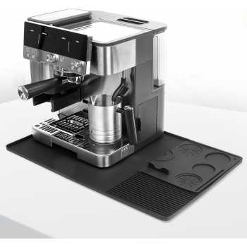 Gambar produk DRT Wadah Alas Kopi Tamper Coffee Maker Mat Silicone Tray 2in1 - D-21