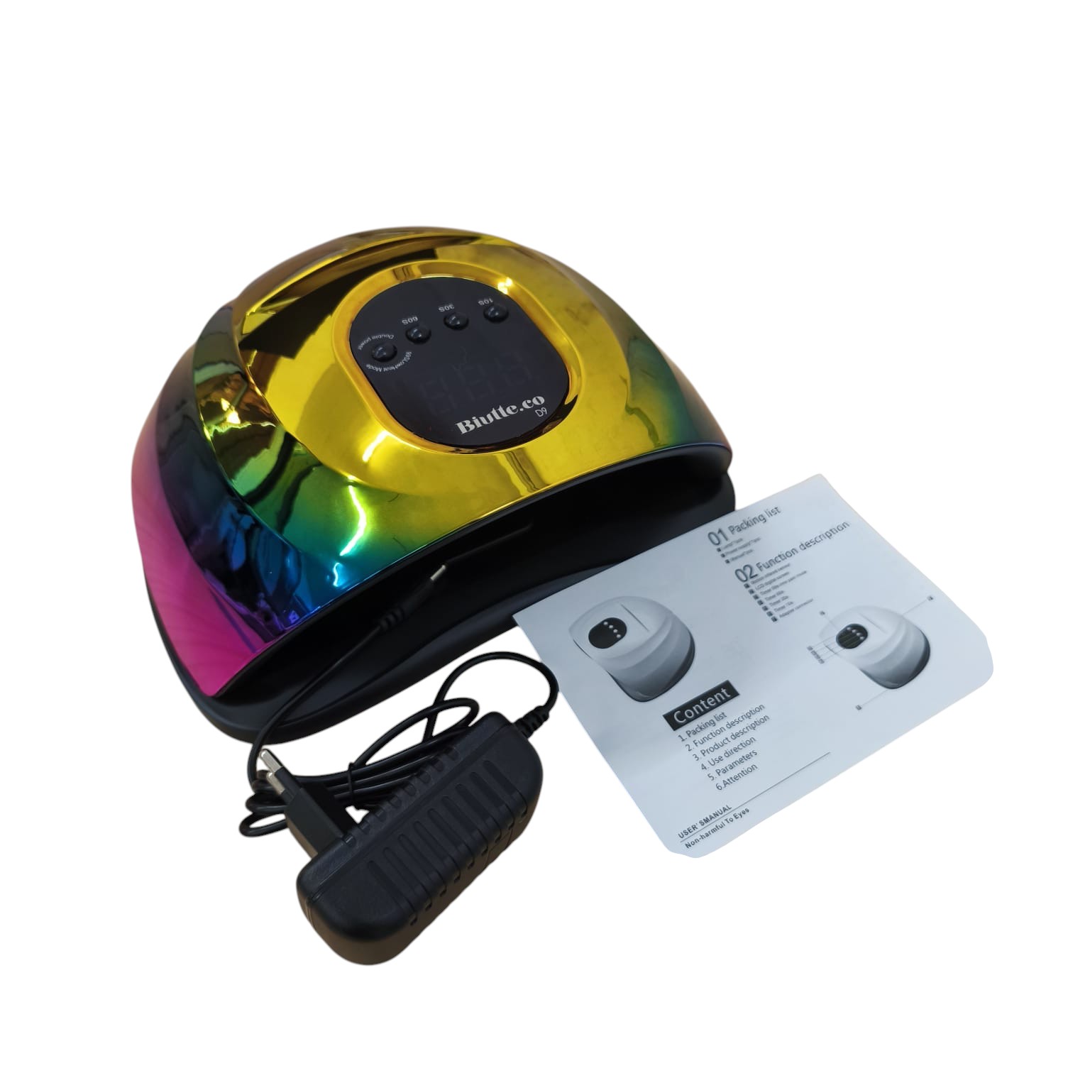 Gambar produk Biutte.co Pengering Kutek Kuku UV LED Nail Lamp Dryer 150W 57 LED - D9