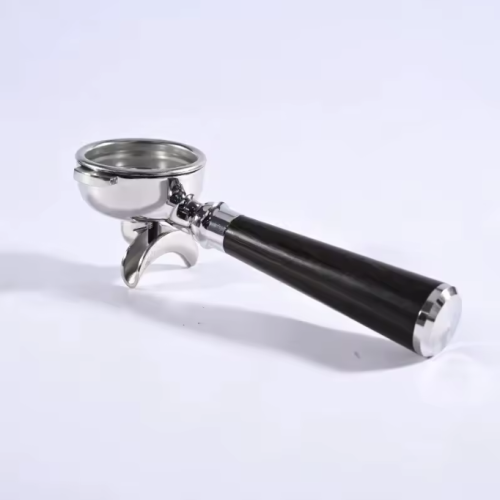 Gambar produk Andralyn Portafilter Double Spout Stainless Steel 58mm Kayu Rosewood - AL304