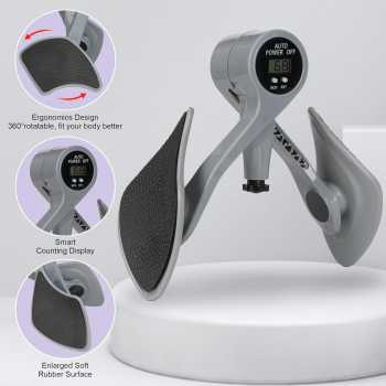 Gambar produk VEKSO Alat Latihan Otot Paha Pelvic Muscle Trainer Adjustable with LCD - V70
