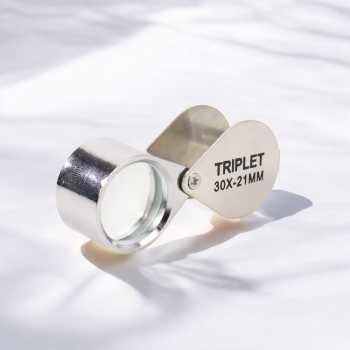 BSIDE Kaca Pembesar Handhled Magnifying Glass Lup Jewelers 21mm 30X - BS30 Gambar produk BSIDE Kaca Pembesar Handhled Magnifying Glass Lup Jewelers 21mm 30X - BS30