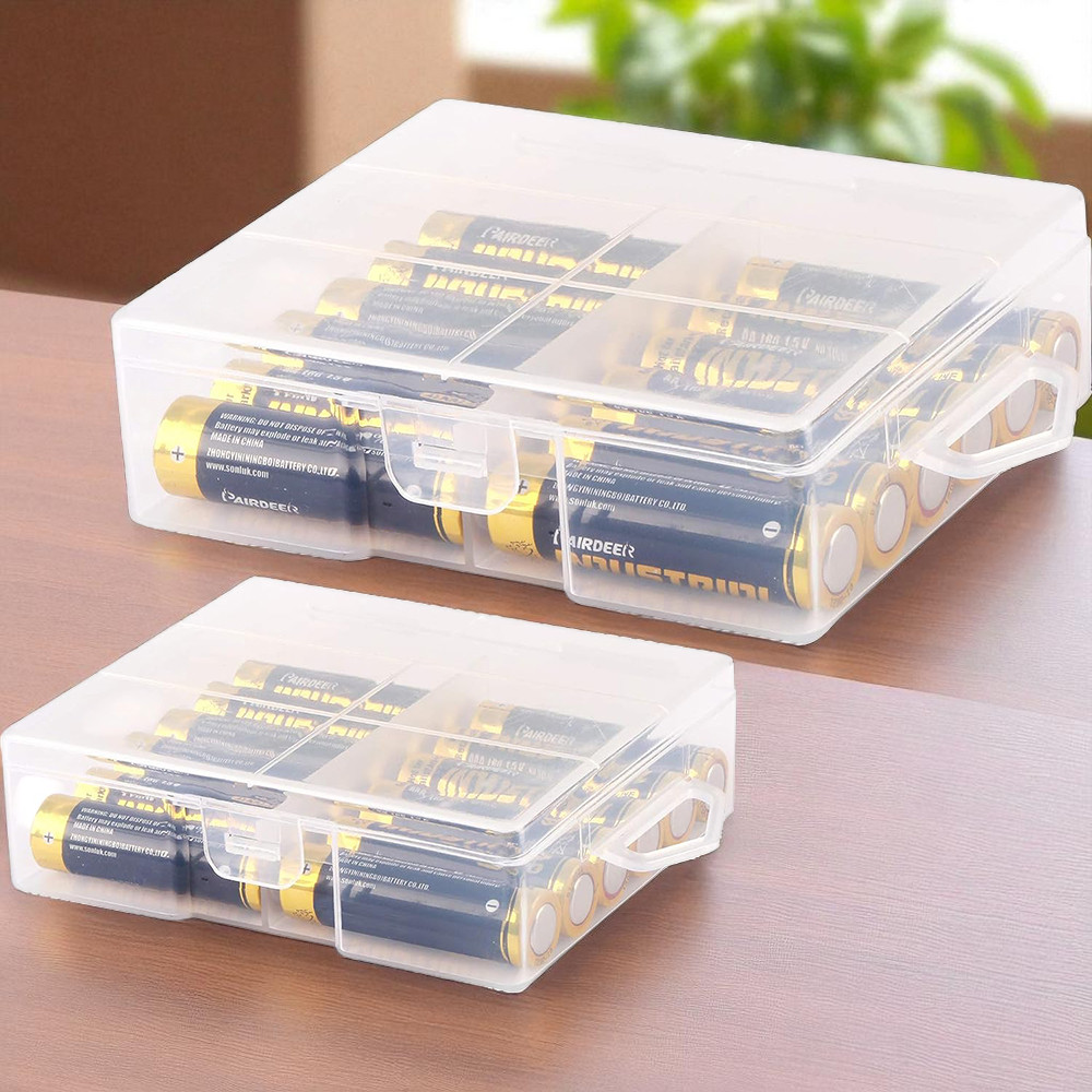 Gambar produk XCC Kotak Baterai 24 Slot Plastic Multifunction Battery Box AA - X24A