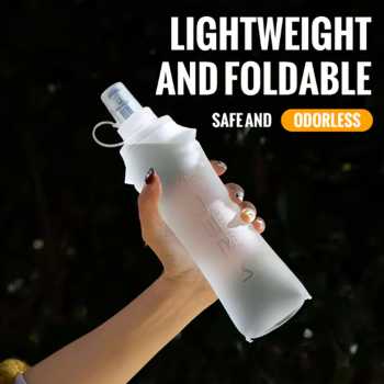 Gambar produk TaffSPORT Botol Minum Lipat Soft Flask Running Water Bottle 500ml - TF-50