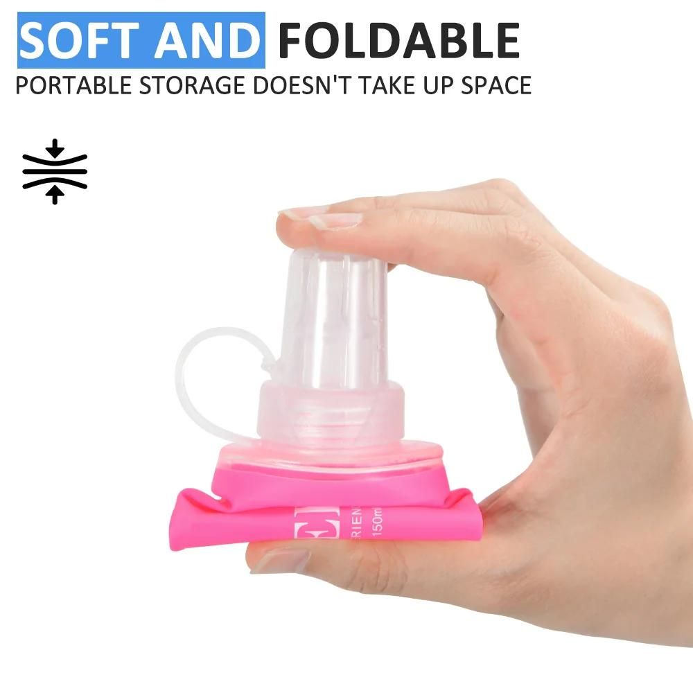 Gambar produk TaffSPORT Botol Minum Soft Flask Foldable Sport Water TPU 250ml - TF-25