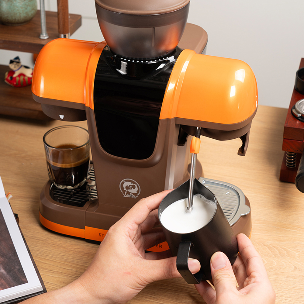 Gambar produk iCafilas Mesin Kopi Espresso Coffee Maker Frothing Grinding 19 Bar - ME2603