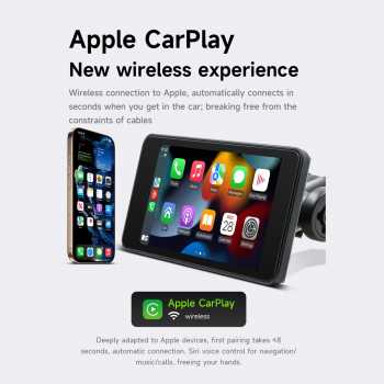 Gambar produk BQCC Motorcycle Smart Screen CarPlay Android Auto Waterproof 4.7 Inch - B5341