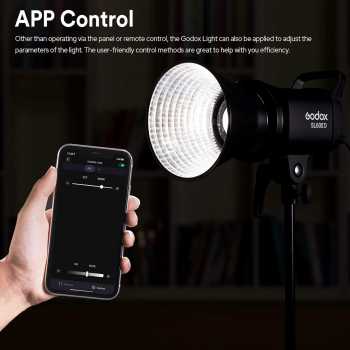Gambar produk Godox Lampu Studio LED Fill Light 2.4G Wireless Bowens 5600K 70W - SL60IID