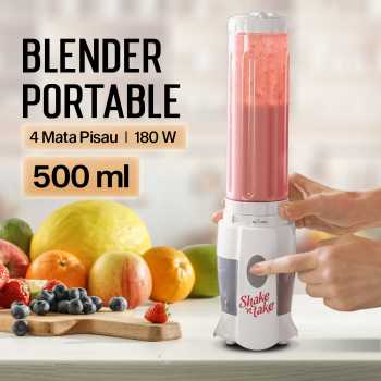 Shake n Take Blender Buah Portable Mini Juicer 500ml - VT-04