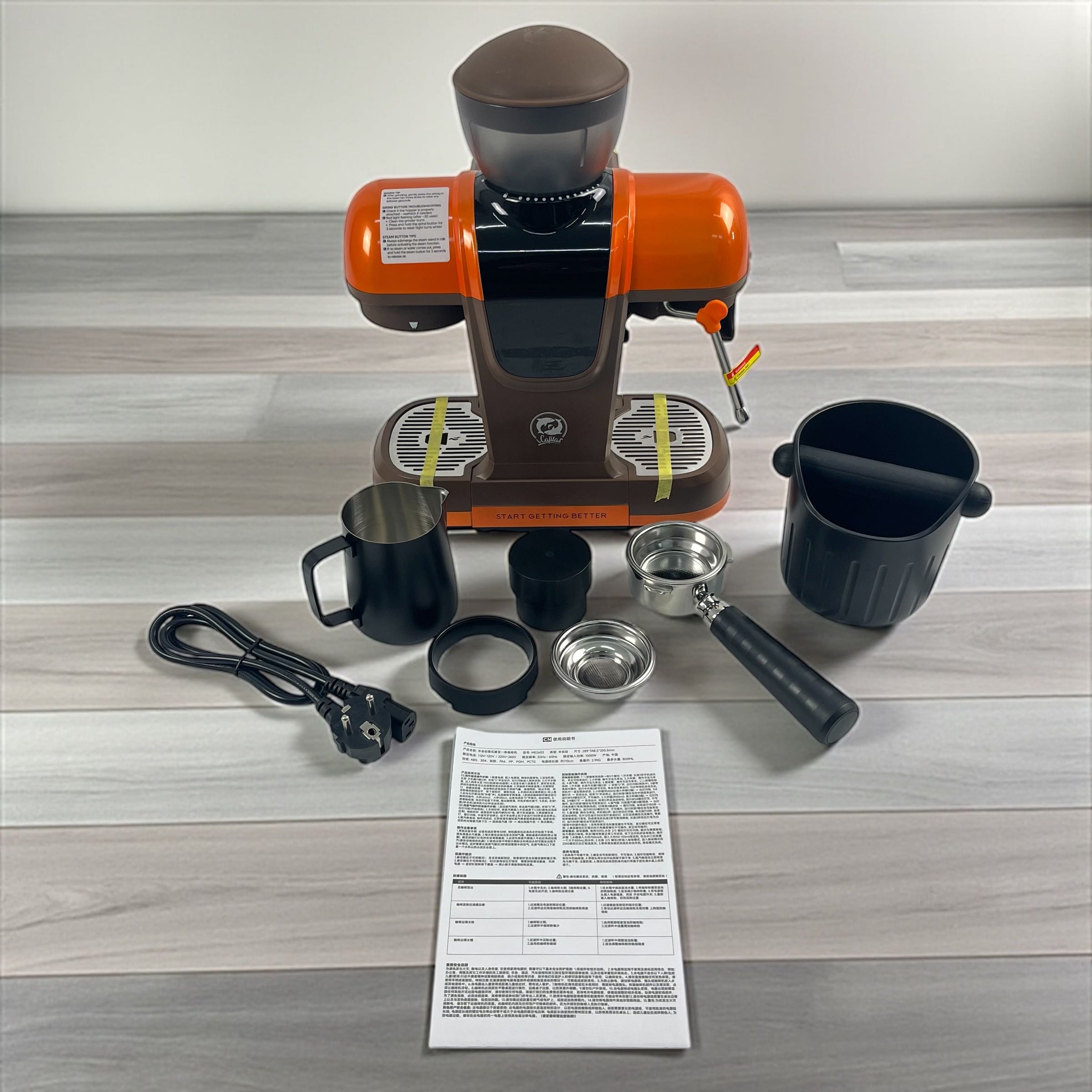 Gambar produk iCafilas Mesin Kopi Espresso Coffee Maker Frothing Grinding 19 Bar - ME2603