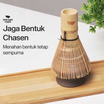 Gambar produk One Two Cups Whisk Stand Matcha Chasen Tate Dudukan Pengaduk - NA-153