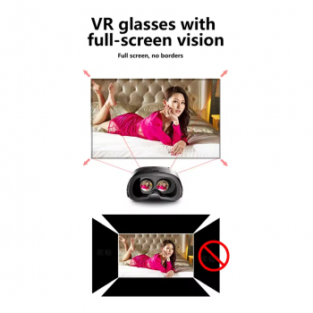 Gambar produk VRG VR Box 3D Giant Screen Virtual Reality Blue Light Glasses - Pro-X7