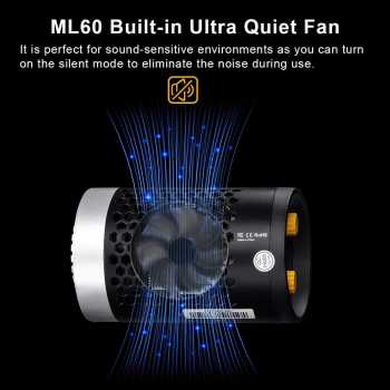 Gambar produk Godox Lampu Studio LED Fill Light Handheld Portable 8 Mode 5600K 60W - ML60