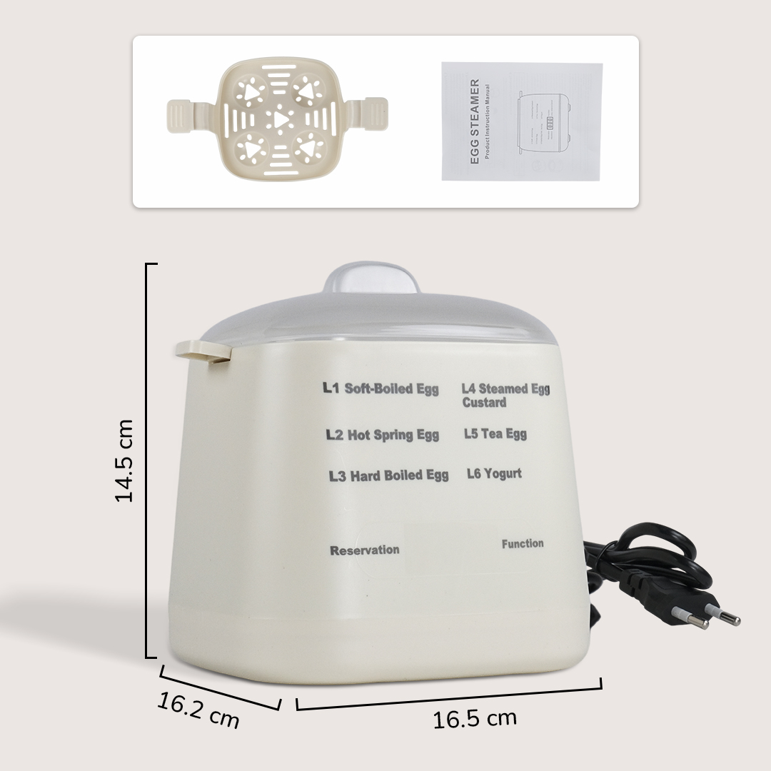 Gambar produk GUESMI Alat Rebus Telur Elektrik 4 Slot 6 Preset Mode Egg Boiler - SJ-200