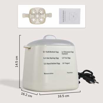 Gambar produk GUESMI Alat Rebus Telur Elektrik 4 Slot 6 Preset Mode Egg Boiler - SJ-200