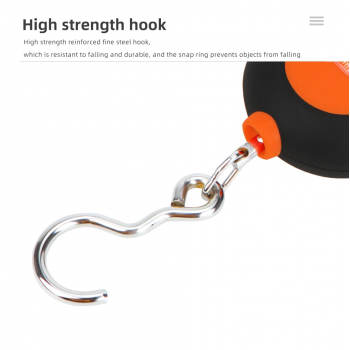 Gambar produk JUANJUAN Timbangan Koper Digital 50 kg Portable Hook Scale Pocket - LS03