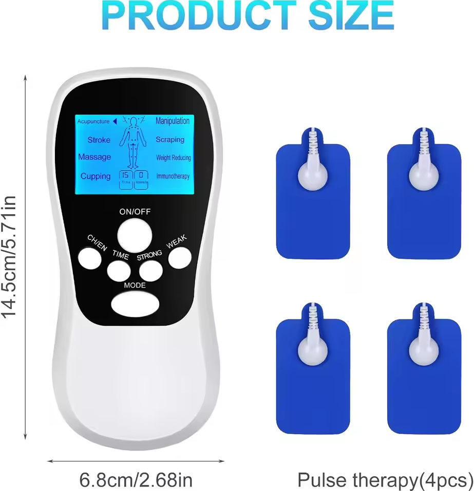 Gambar produk TENS Alat Pijat Elektrik Mini Electrolade Massage Pads with 4 Patches - SC-659