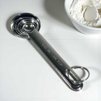 Gambar produk HOOMIN Sendok Takar Ukur Measurement Spoon Stainless Steel 6 PCS - 16752