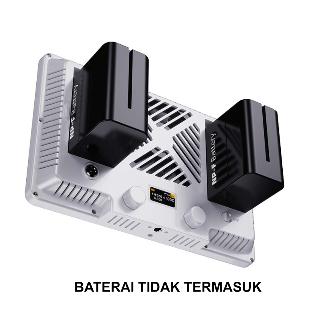 Gambar produk LIYADI Lampu Studio Fotografi Fill Light RGBW 100W with Battery Grip - P100C Kit