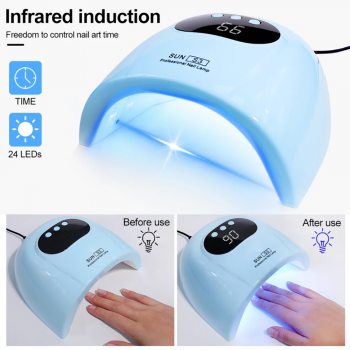 Gambar produk Limegirl Pengering Kutek UV Lamp Nail Dryer Sensor LCD Display - SUNS3