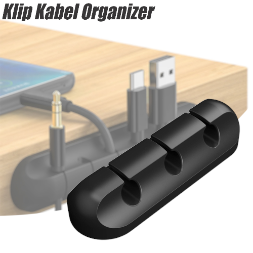 Striveday Klip Kabel Adhesive Organizer Silicone Cable Clip 3 Slot - KR-8006 Gambar produk Striveday Klip Kabel Adhesive Organizer Silicone Cable Clip 3 Slot - KR-8006