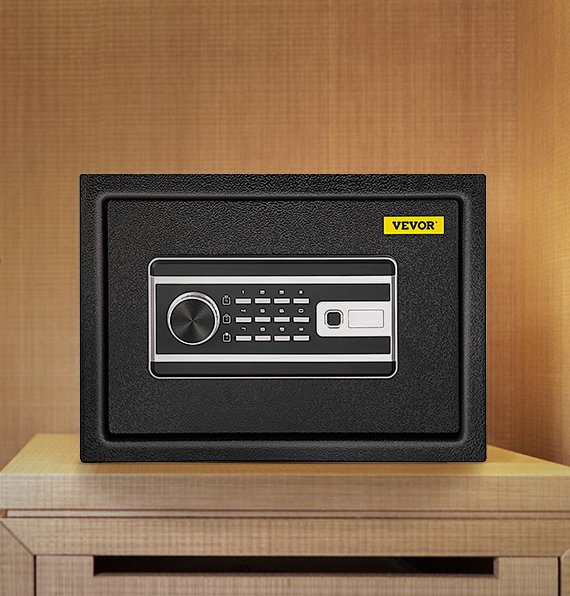 Gambar produk Vevor Kotak Brankas Dokumen Safe Deposit Box Fingerprint 35x25x25cm - SB05