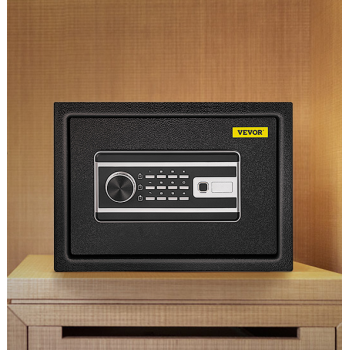 Vevor Kotak Brankas Dokumen Safe Deposit Box Fingerprint 35x25x25cm - SB05