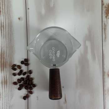 One Two Cups Gelas Milk Jug Pitcher Espresso Double Mouth 75ml - S08 Gambar produk One Two Cups Gelas Milk Jug Pitcher Espresso Double Mouth 75ml - S08