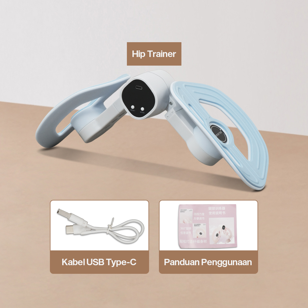 Gambar produk SIBD Hip Trainer Alat Fitness Senam Kegel Timer Calorie 4 Resistance - LS4