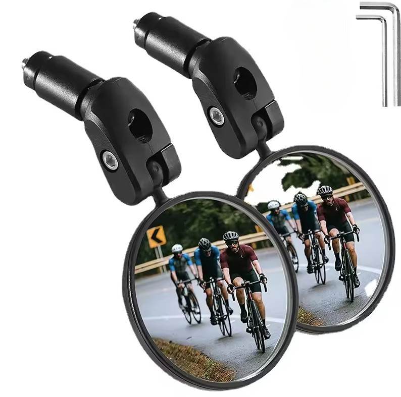 Gambar produk YOTAWA Kaca Spion Sepeda Bike Rearview Mirror Foldable Convex 1 Pair - YT05