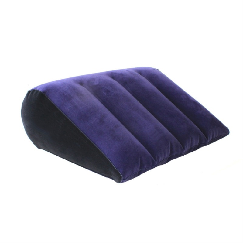 BITEFU Bantal Angin Segitiga PVC Triangle Inflatable Pillow 45cm - A001 Gambar produk BITEFU Bantal Angin Segitiga PVC Triangle Inflatable Pillow 45cm - A001