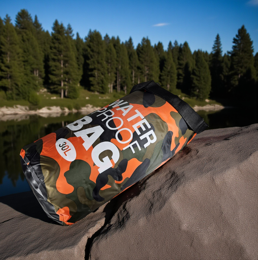 WATORU Tas Penyimpanan Anti Air Debu Outdoor Waterproof Dry Bag 30L - XAZ9 Gambar produk WATORU Tas Penyimpanan Anti Air Debu Outdoor Waterproof Dry Bag 30L - XAZ9
