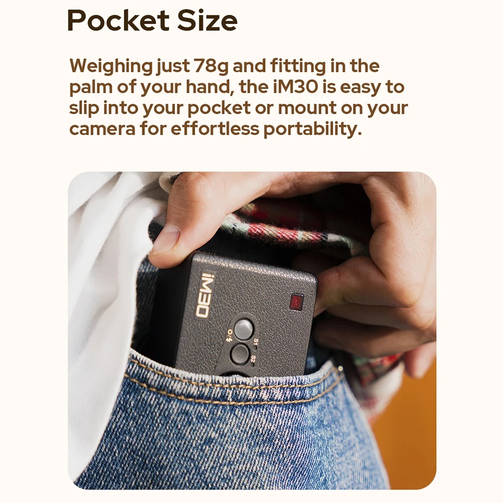 Gambar produk Godox Flash Camera Wireless 6500K GN15 7 Level Mini Pocket - iM30