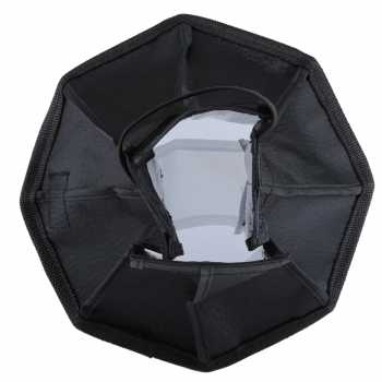 EXSKOF Kamera Flash Diffuser Softbox Octagonal Universal Foldable 20cm - EXS-20 Gambar produk EXSKOF Kamera Flash Diffuser Softbox Octagonal Universal Foldable 20cm - EXS-20