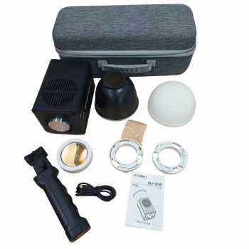 Gambar produk LIYADI Lampu Studio Fotografi COB LED RGBW 24 Mode 10000mAh 100W - ND100