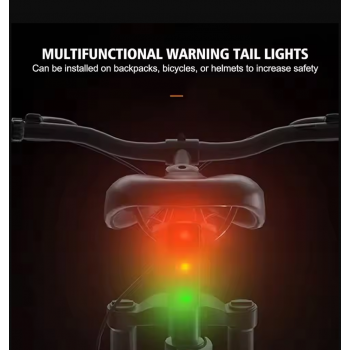 cycle zone Lampu Rambu Sepeda Aksesoris Warning Sign 7 Light Modes - 13320