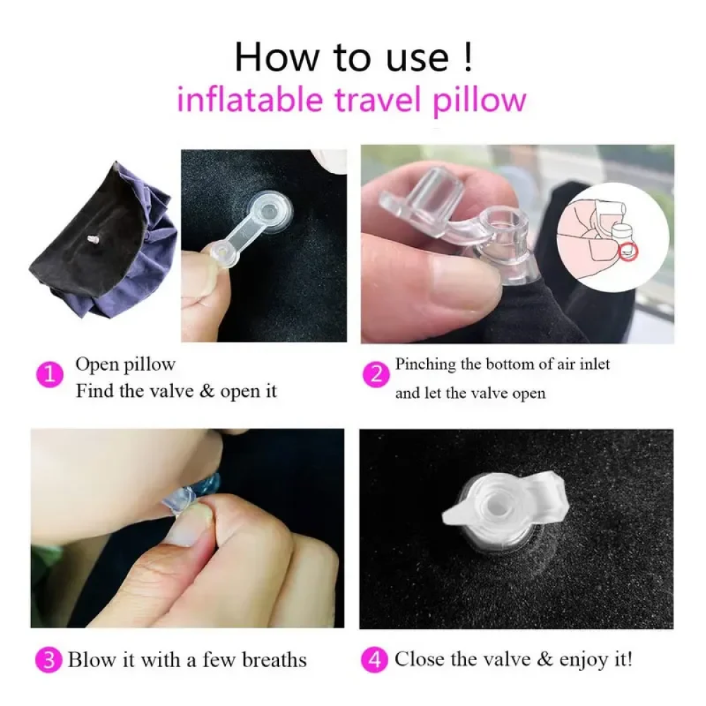 Anhui Bantal Guling Angin Portable Travel Inflatable Pillow PVC - 0048 Gambar produk Anhui Bantal Guling Angin Portable Travel Inflatable Pillow PVC - 0048