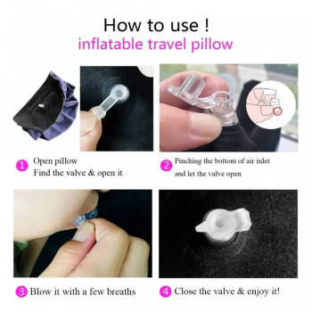 Anhui Bantal Guling Angin Portable Travel Inflatable Pillow PVC - 0048 Gambar produk Anhui Bantal Guling Angin Portable Travel Inflatable Pillow PVC - 0048