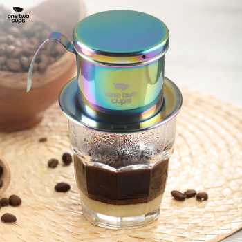 One Two Cups Vietnam Drip Coffee Filter Saringan Kopi Sekrup 120ml - PF-304 Gambar produk One Two Cups Vietnam Drip Coffee Filter Saringan Kopi Sekrup 120ml - PF-304