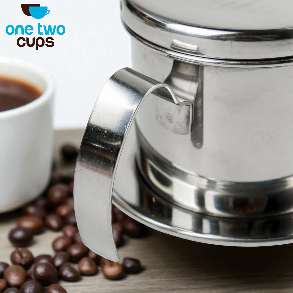 Gambar produk One Two Cups Vietnam Drip Coffee Filter Saringan Kopi Sekrup 250ml 8Q - LC2
