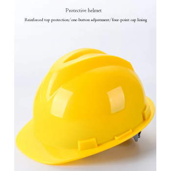 Proguard Helm Proyek Konstruksi K3 Safety Protective Cap V Shaped ABS - LM0449